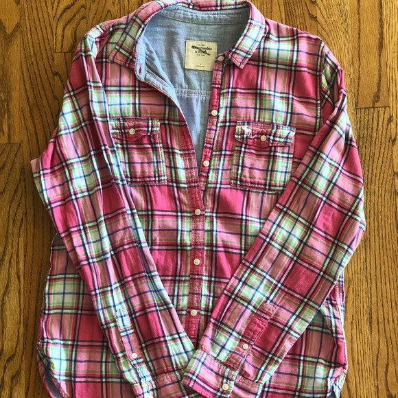 Abercrombie & Fitch Tops - Abercrombie & Fitch Plaid Flannel